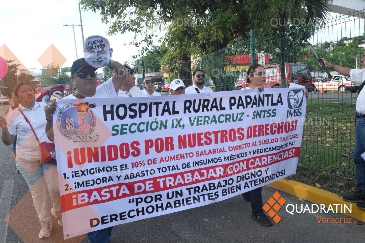No te vayas a enfermar, porque no hay material: trabajadores del IMSS