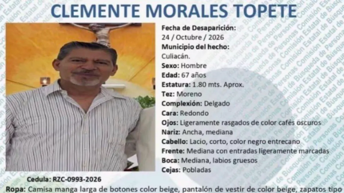 Búsqueda de sacerdote Clemente Morales continúa en Sinaloa