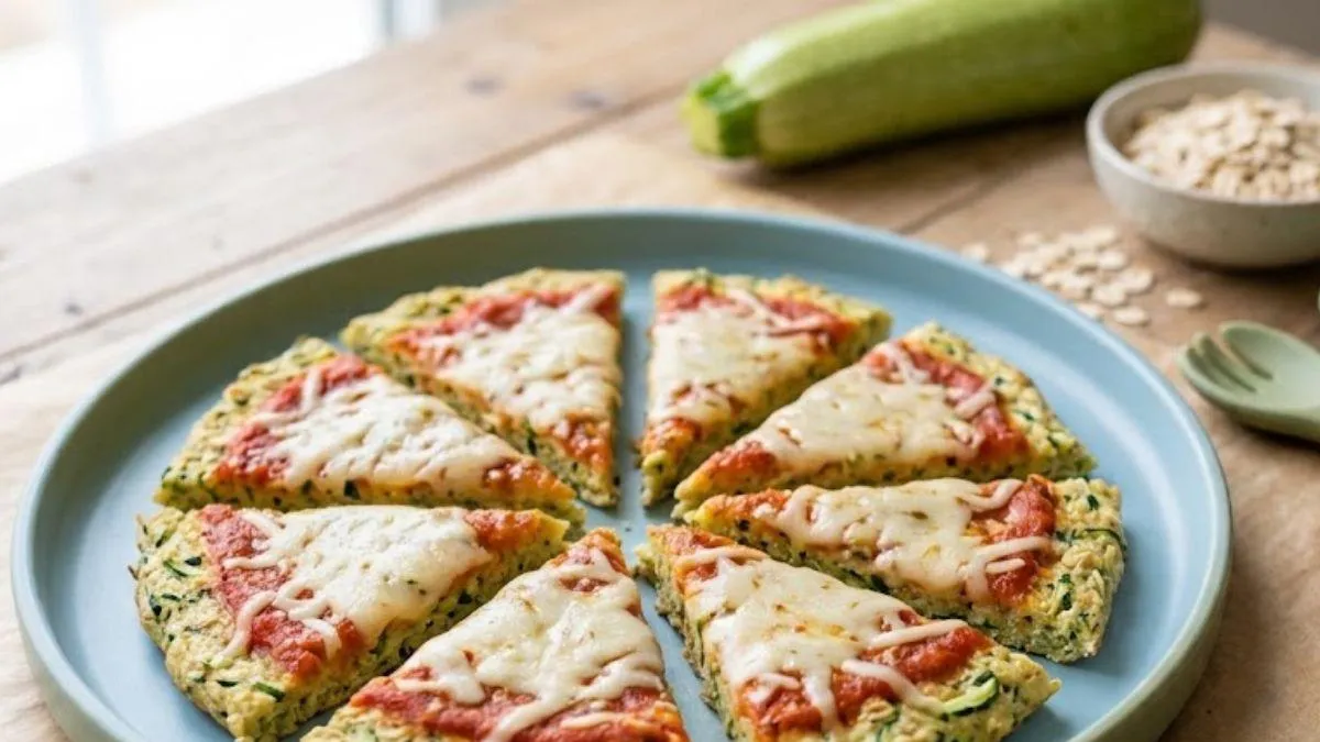 ¿Tu bebé ya come sólidos? Prepara esta pizza casera con vegetales