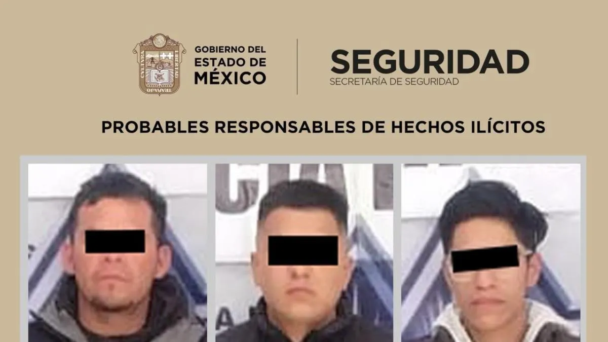 Detienen a 3 sujetos por secuestro e intento de violación en Edomex
