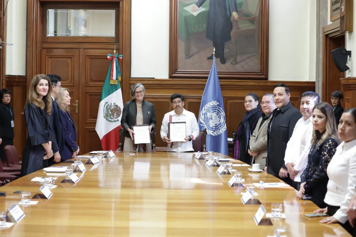 SCJN y ONU-Hábitat firman acuerdo para fortalecer el derecho urbano y la vivienda adecuada