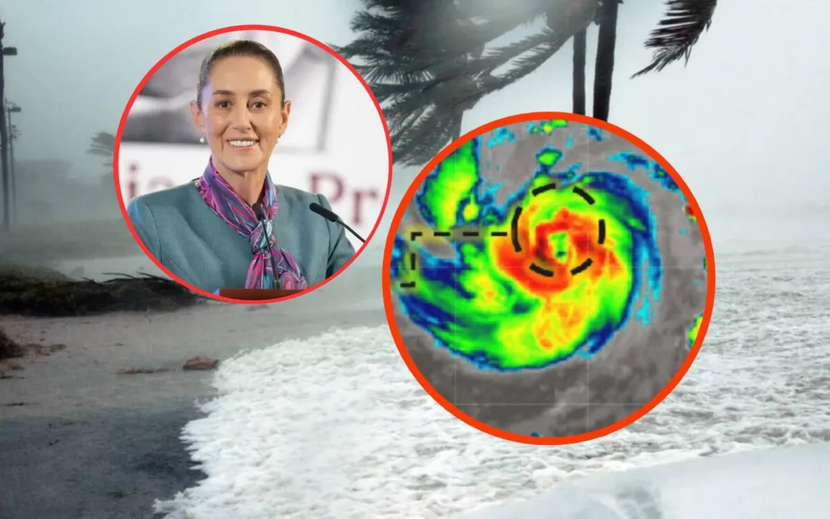Sheinbaum pide estar atentos a efectos del huracán Trudy ante pronóstico de lluvias en Colima, Michoacán, Jalisco, Nayarit y Guerrero
