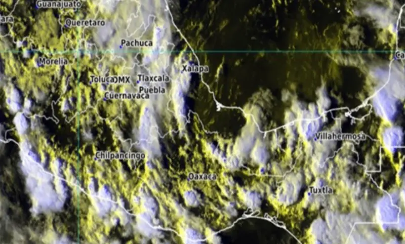 Alertan por lluvias fuertes en Guerrero en las próximas horas