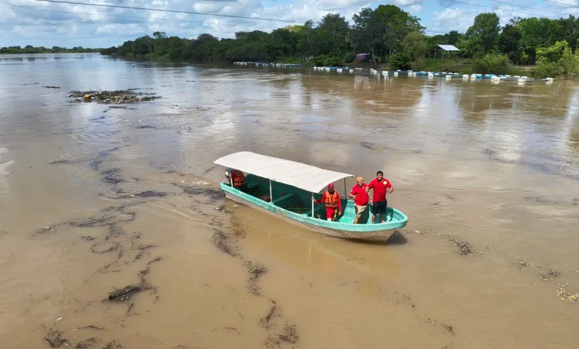 Alerta roja en Tabasco, por nivel de río Usumacinta