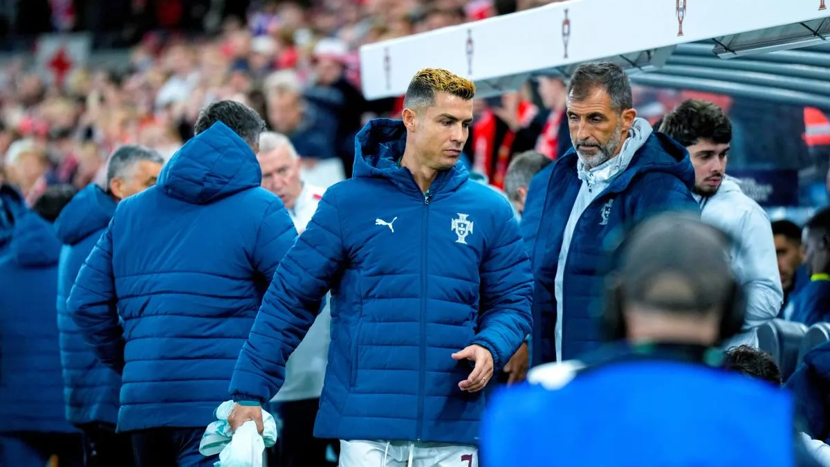 Cristiano Ronaldo se quedó en la banca y no hubo duelo contra Haaland
