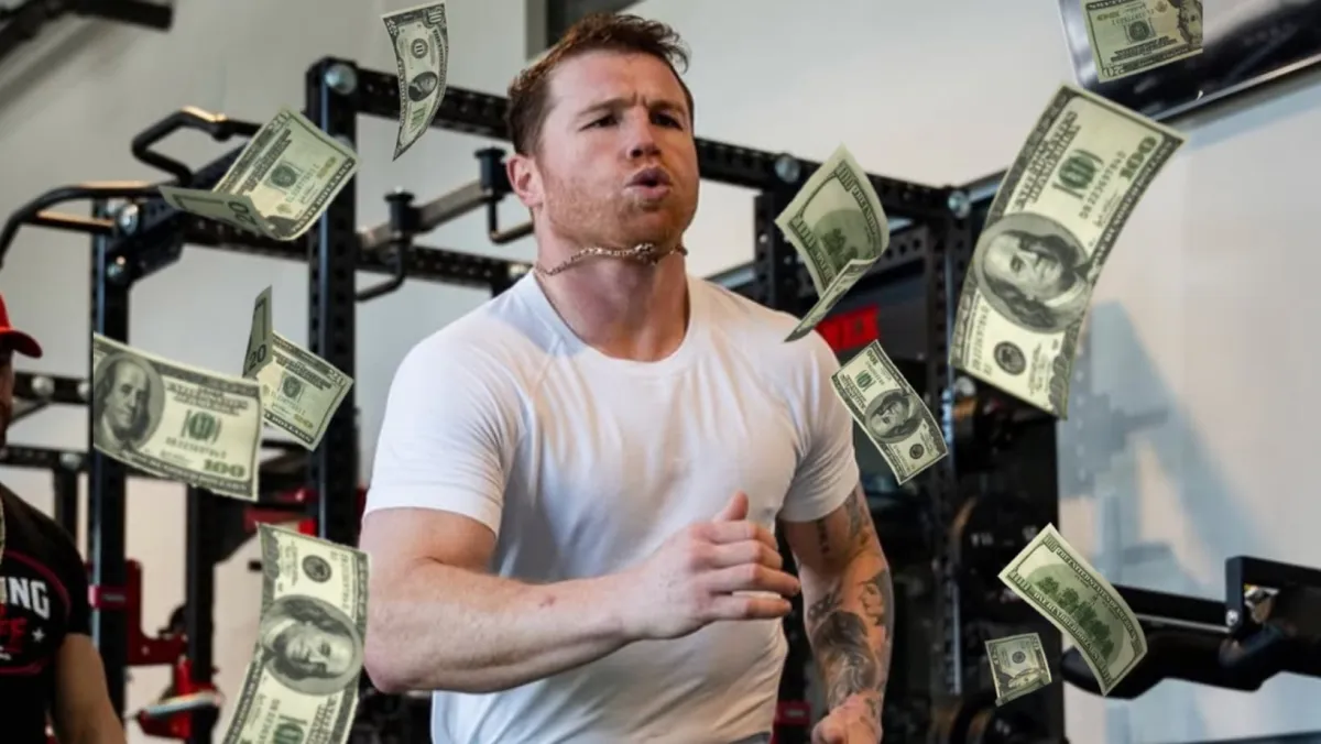 ¡Ni perder sus títulos lo frenó! La fortuna que cobraría el Canelo por pelear ante Mbilli