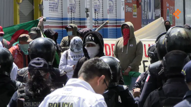 Morelia: acusa FNLS represión de Ramírez Bedolla y Alfonso Martínez