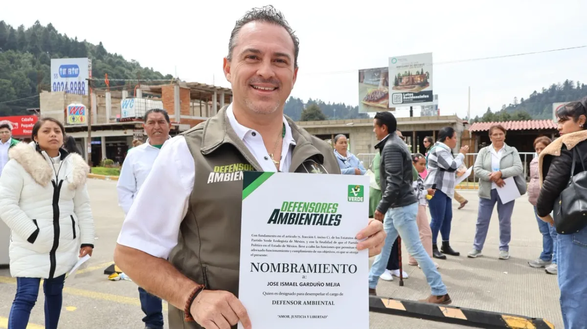 Asume Ismael Garduño defensa ambiental de Tianguistenco por el Verde