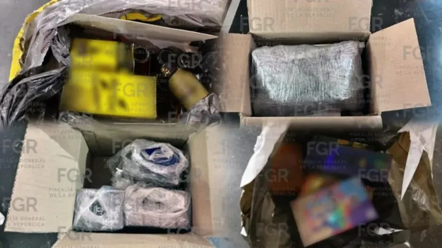 Aseguran cannabis, vapeadores y presuntas sustancias tóxicas en el AIQ
