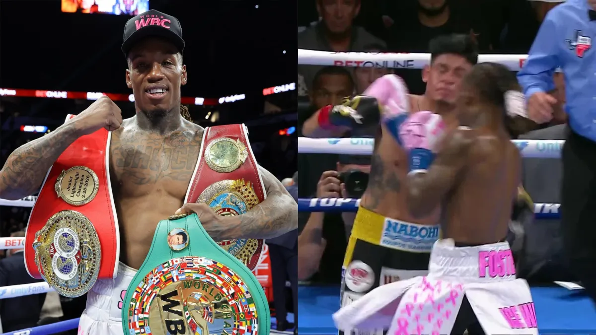 ‘Vaquero’ Navarrete pierde ante O’Shaquie Foster, cae dos veces en el último round y se queda sin sus títulos mundiales