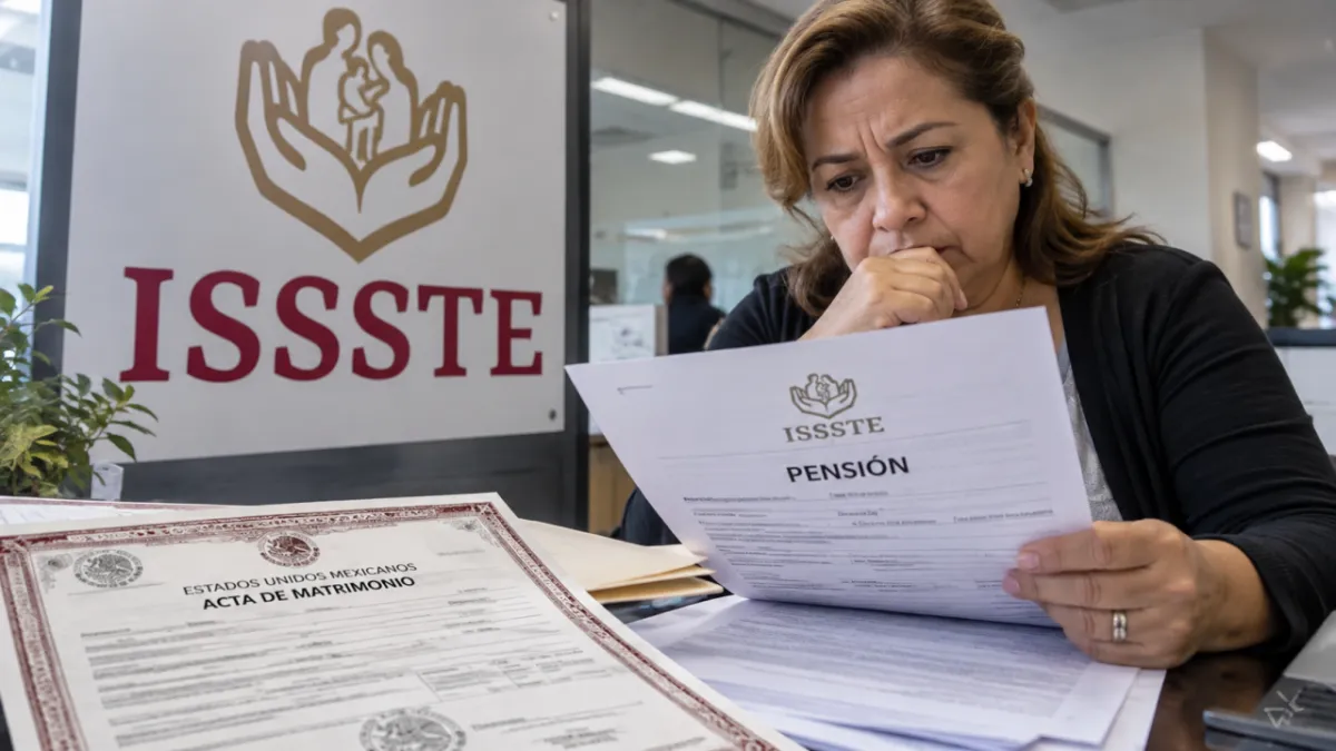 El ISSSTE puede cancelar tu pensión de viudez por volver a casarte, pero todavía puedes recuperarla