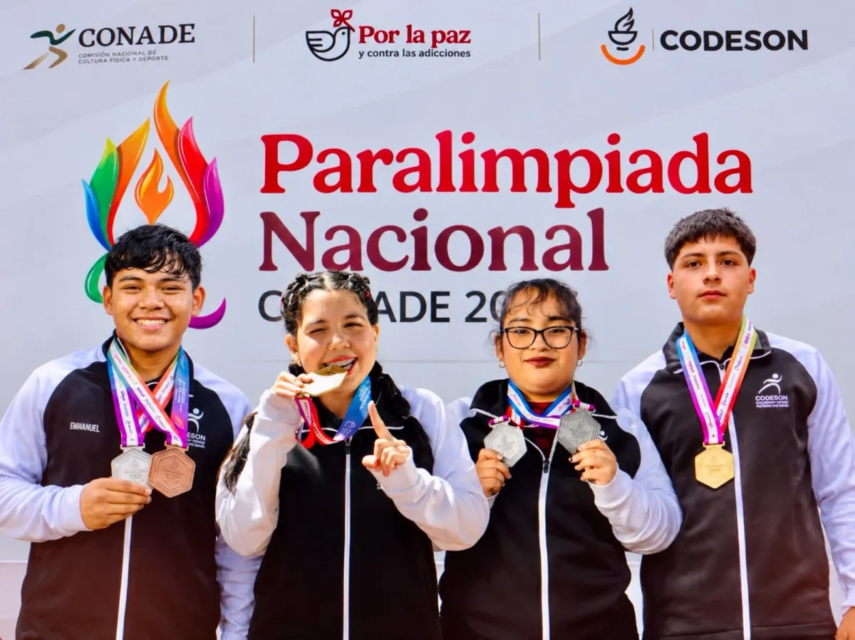 De los 100 metros planos al lanzamiento de jabalina: estudiantes de Cobach Sonora suman siete medallas en la Paralimpiada Nacional 2026