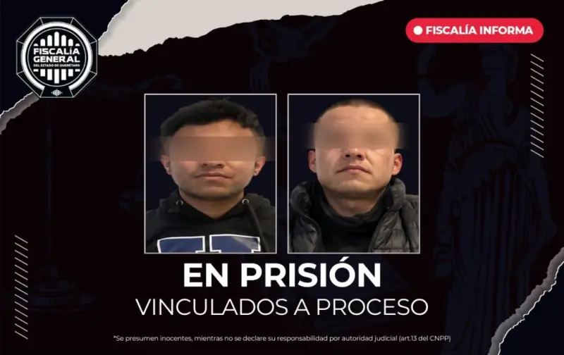 Dos hombres en prisión por robo a comercio en Ciudad Marqués