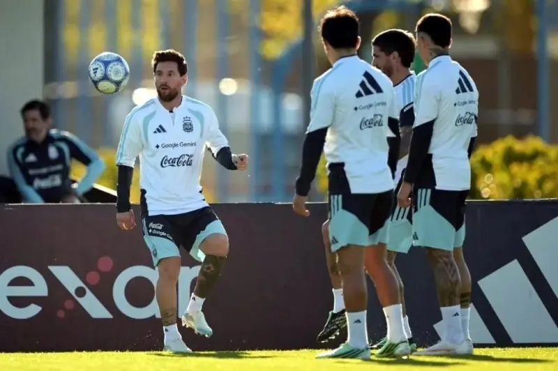 Realiza Messi último entrenamiento con Argentina