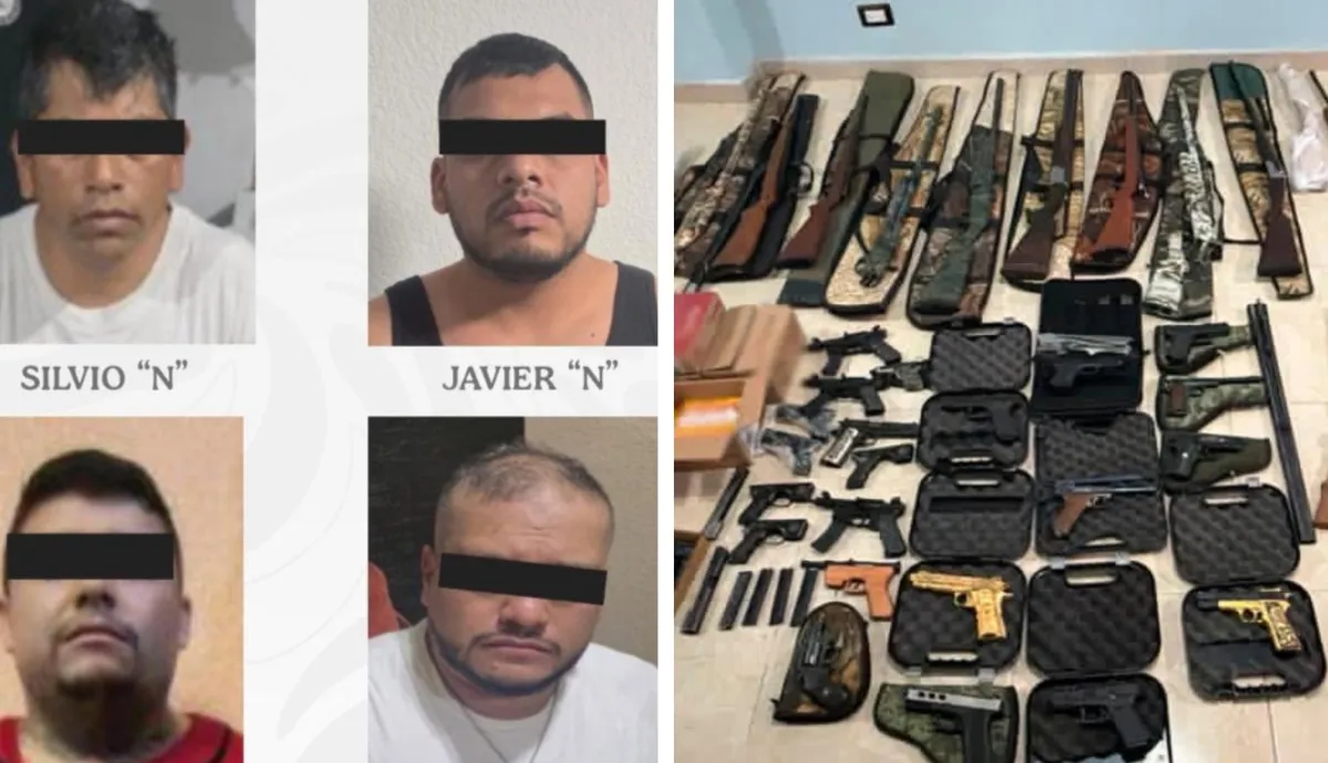 Desarticulan red dedicada a la fabricación y venta ilegal de armas en Puebla y CDMX