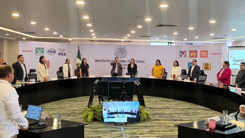 Instala INE Consejo Local para elección federal en Oaxaca