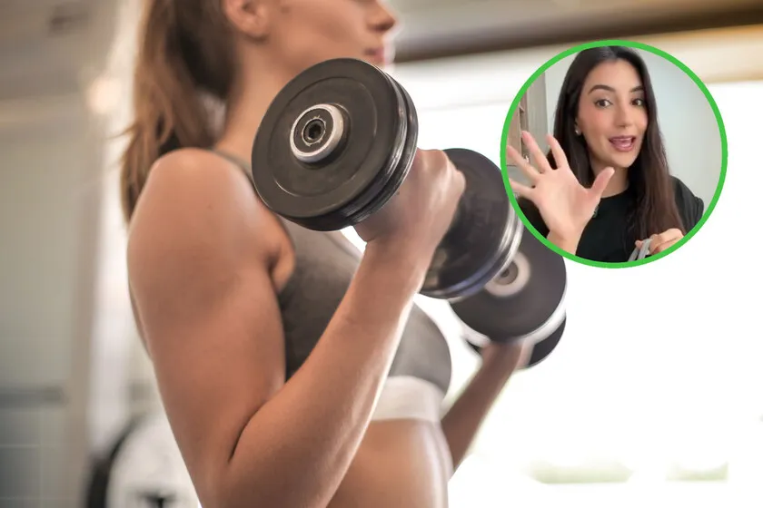 Sofi Orendain, influencer fitness: "Siempre van primero las pesas y luego el cardio"