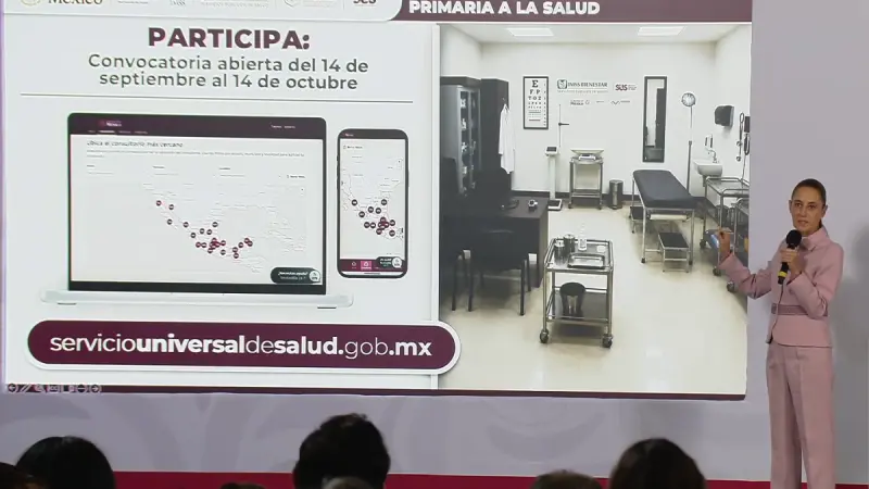 Servicio Universal de Salud abrirá 12,750 consultorios en 24 estados a partir de enero de 2027