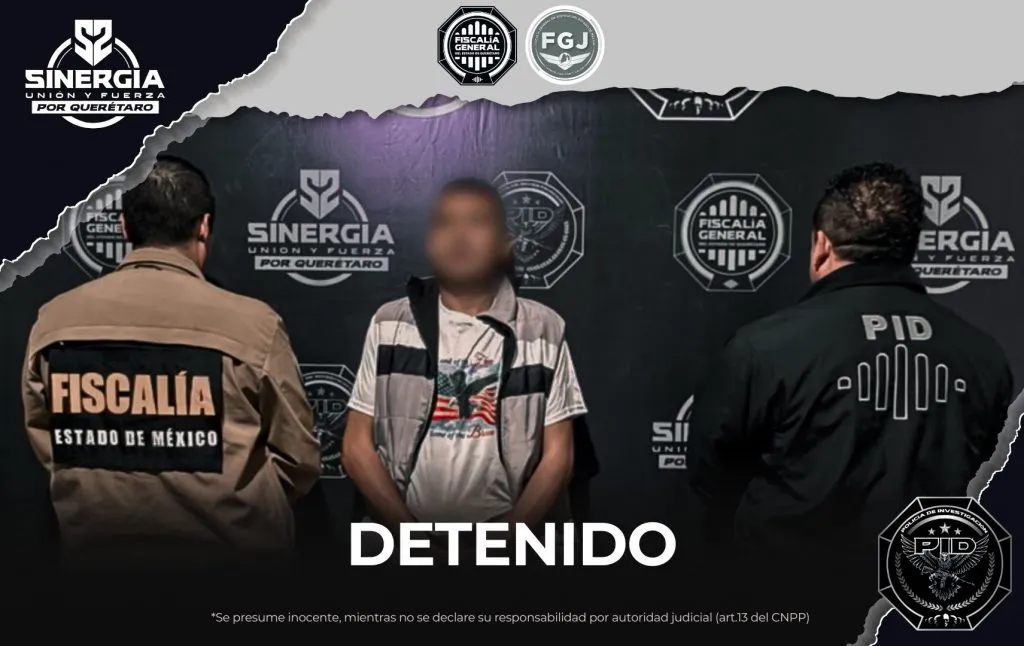 Sinergia permite detención de Alberto “N” por violación cometida en el Estado de México