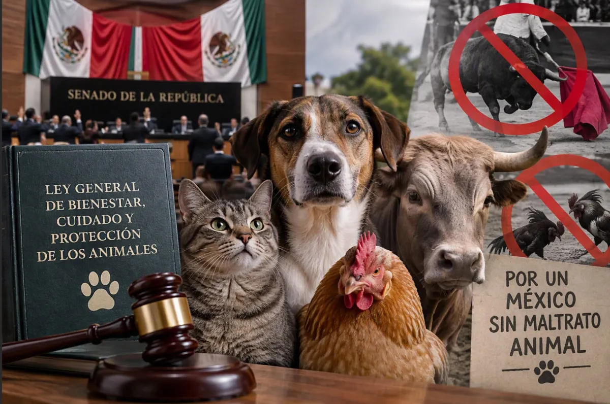 Senado aprueba Ley de Bienestar Animal; toros, gallos y maltrato bajo mayor control