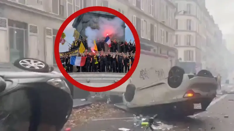 Policía dice que protestas estudiantiles en Francia están "fuera de control"; más de 5 mil detenidos