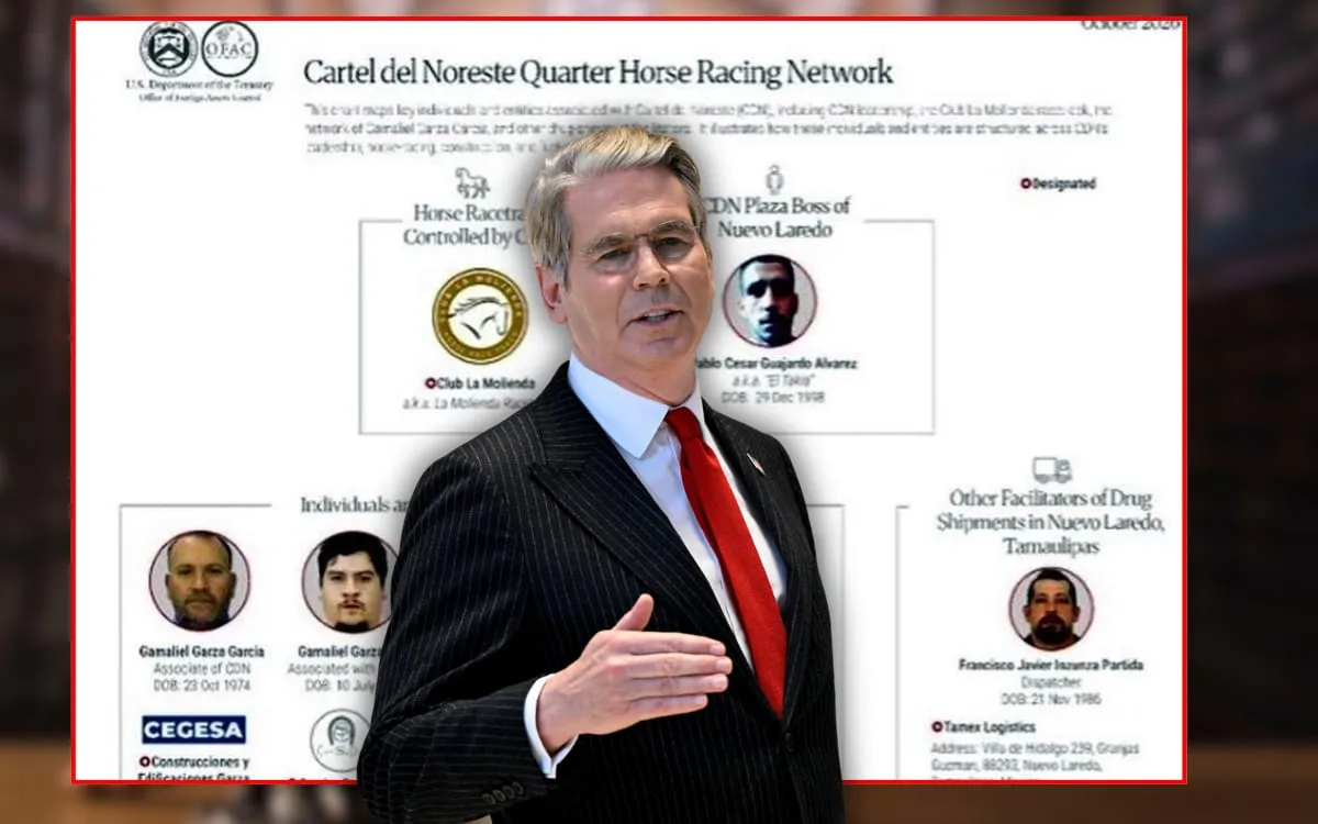 Estados Unidos exhibe nexos del Cártel del Noreste con carreras de caballos, campañas políticas y contratos públicos; Hacienda detecta movimientos de dinero y compra de bienes de lujo