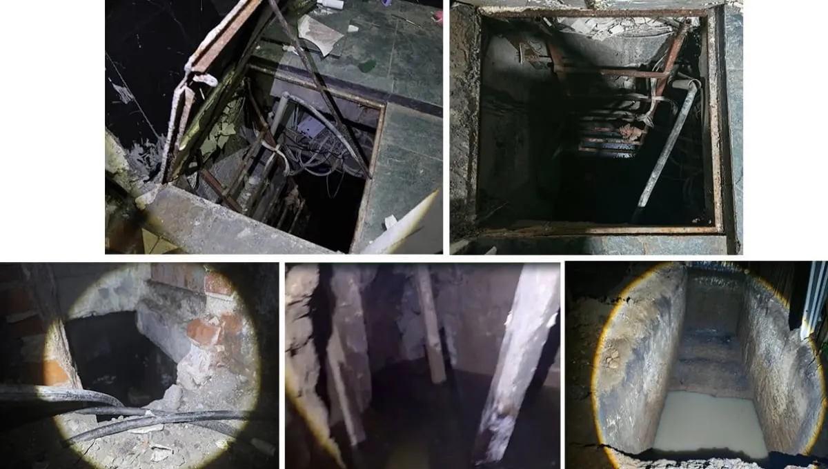Hallan ‘narcotúnel’ y presunto laboratorio clandestino de metanfetamina en predio de Cuautepec, Hidalgo