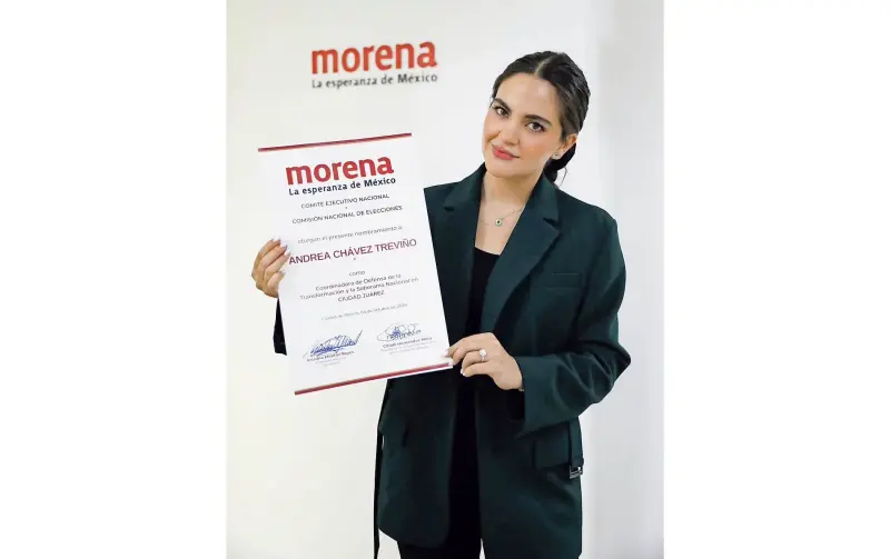 Destapan a Andrea como candidata a alcaldesa
