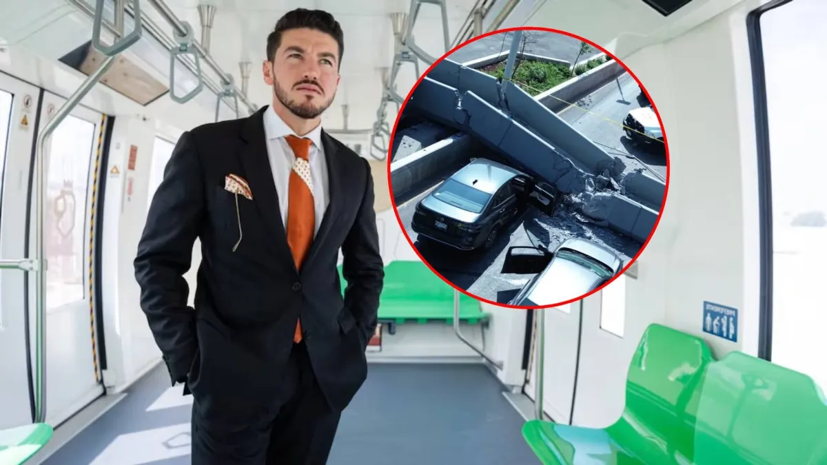 Samuel García habló tras desplome de puente peatonal y rechazó que colapso afecte al Metro de Monterrey