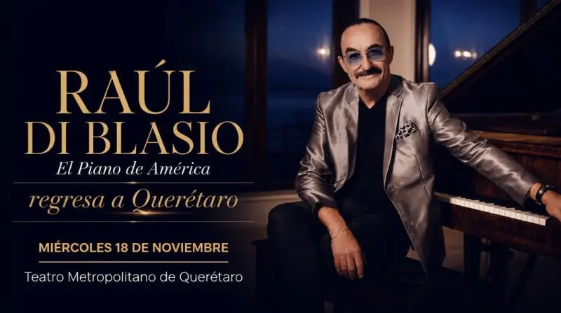 Raúl Di Blasio traerá “El Piano de América” a Querétaro