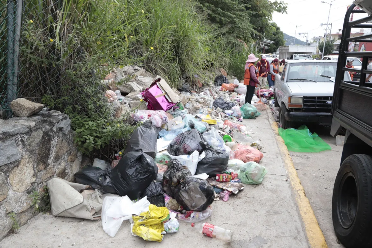 Retiran media tonelada de basura de Ruiz Cortines en Acapulco