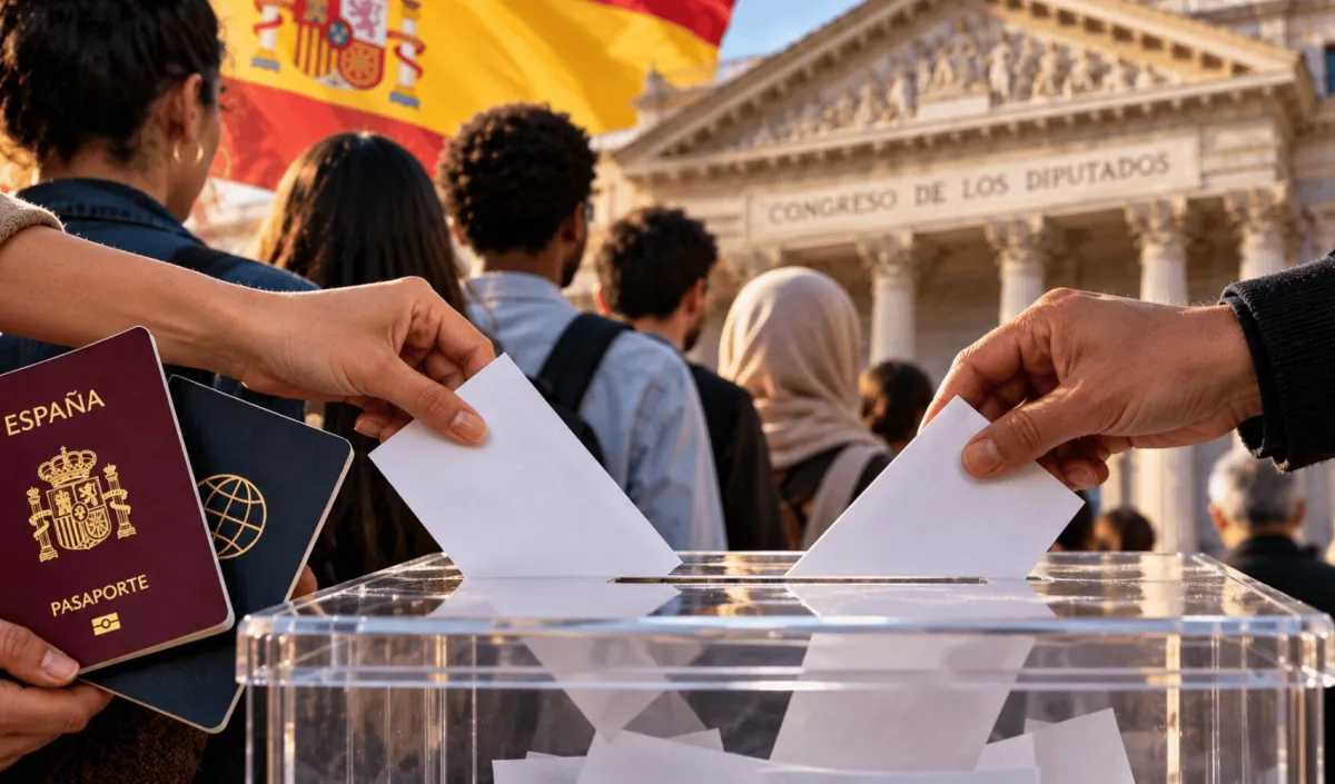 Viven, trabajan y pagan impuestos en España, pero no pueden votar