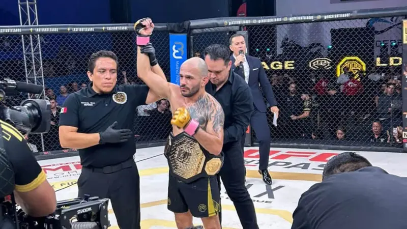 Paulino “Cuate” Siller retiene el campeonato de LUX ante Gabriel Urbino