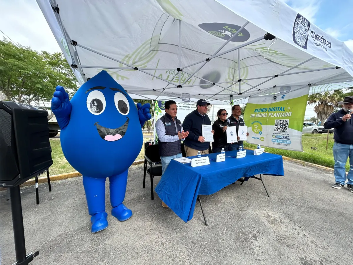 Querétaro cambiará recibos de agua por árboles que migren al formato digital podrán impulsar la reforestación