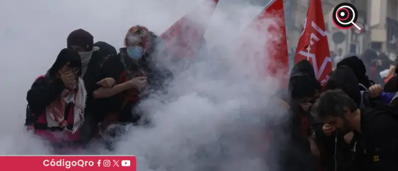 Protestas estudiantiles en Francia dejan más de 600 detenidos