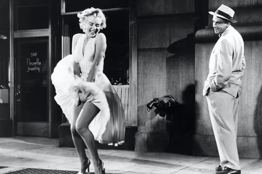 El rodaje donde Marilyn Monroe se levantó la falda 14 veces delante de 5000 personas, paralizó Nueva York y provocó su divorcio