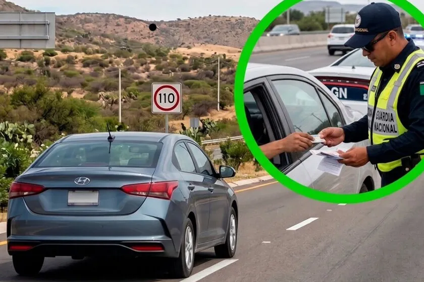 Multa de más de 5,000 pesos en México por usar mal el “carril de alta” en carretera: la velocidad no tiene nada que ver