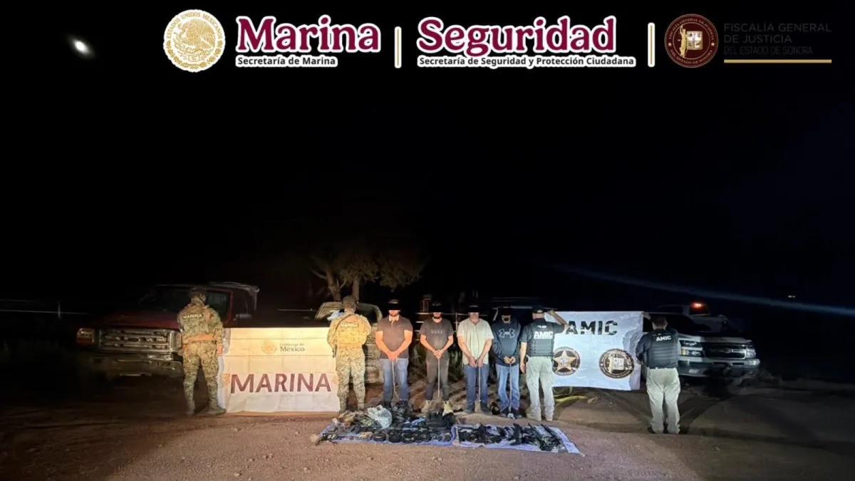 Abaten a “El Meny Carranza” en Sonora tras operativo de la Marina