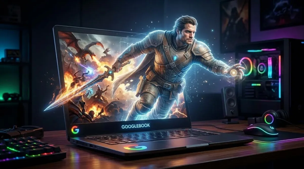 Henry Cavill se une a Google para lanzar un videojuego desarrollado con Googlebook