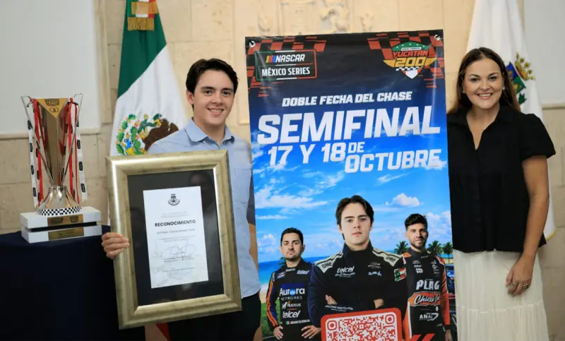 Nombran a Carlos Novelo embajador del automovilismo de Mérida