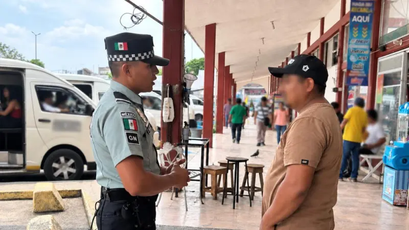 GN instrumenta operativo Pasajero Seguro en Tabasco