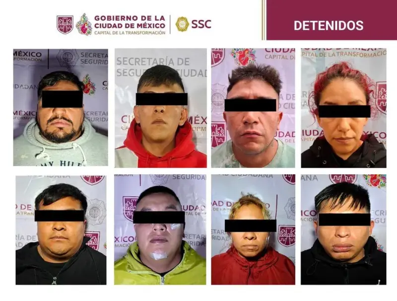 Ocho detenidos con droga en CDMX: Benito Juárez y Miguel Hidalgo