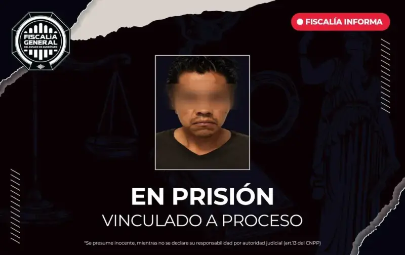 Vinculan a proceso a hombre por tentativa de feminicidio