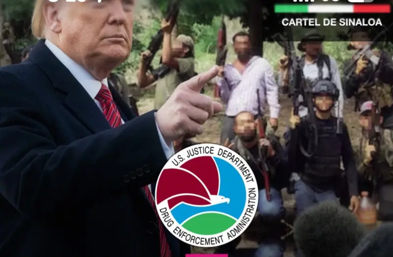 DEA anuncia acciones urgentes y decisivas contra el Cártel de Sinaloa