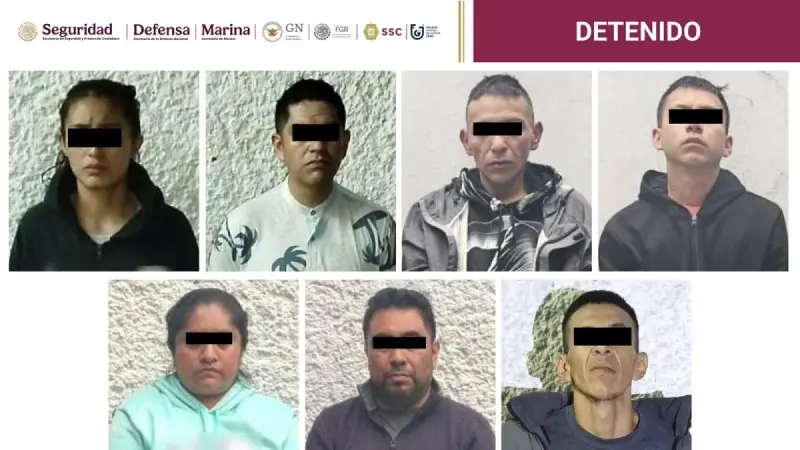 Golpe al crimen organizado: Caen siete presuntos integrantes de “El Güero Fresa”