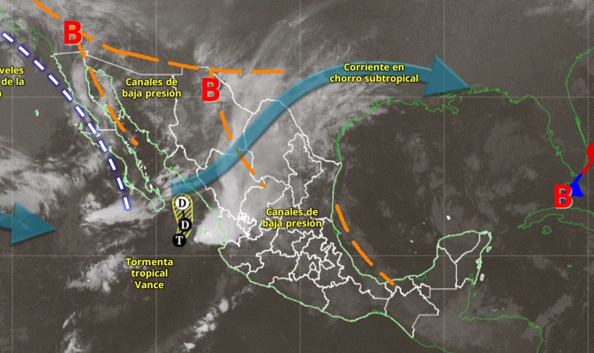Chubascos y tormentas eléctricas marcarán la jornada en la Península de Yucatán
