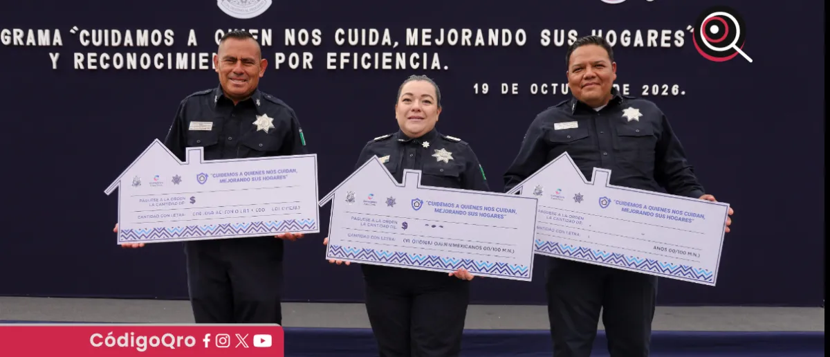 Corregidora entrega apoyos de vivienda y reconocimientos a policías municipales