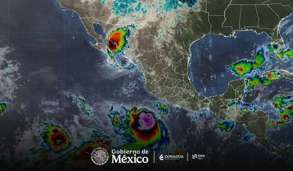 Polo tocó tierra en Guaymas, Sonora, como huracán categoría 1
