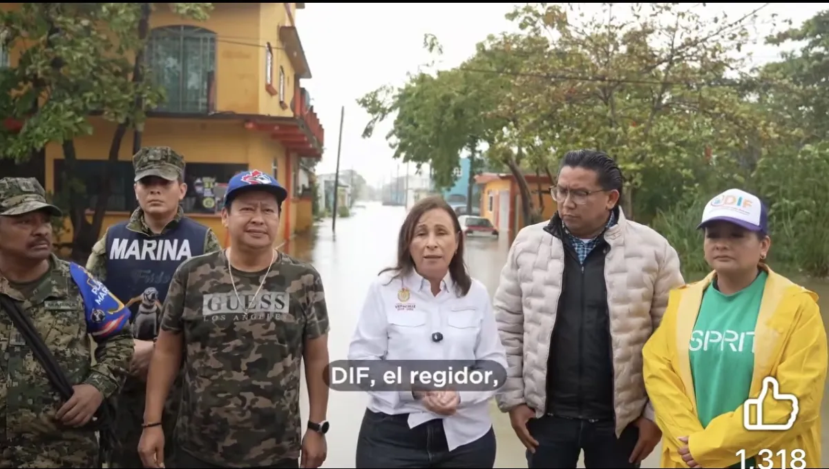 Rocío Nahle pide a familias de Coatzacoalcos y Nanchital acudir a refugios