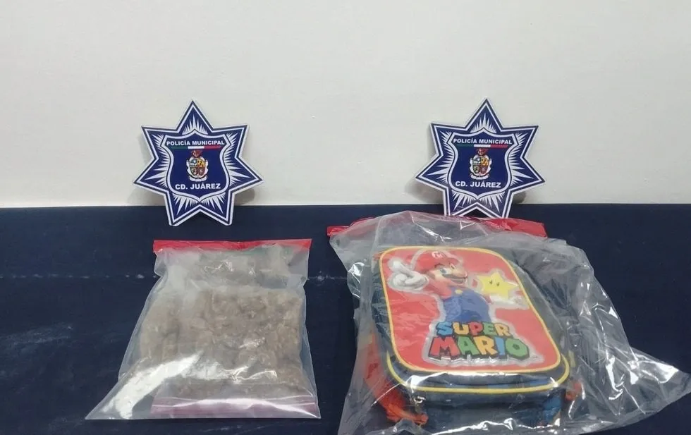 Traía media libra de marihuana en la lonchera